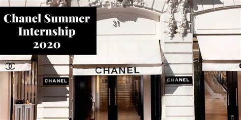 chanel montreal internship|Chanel beauty internship.